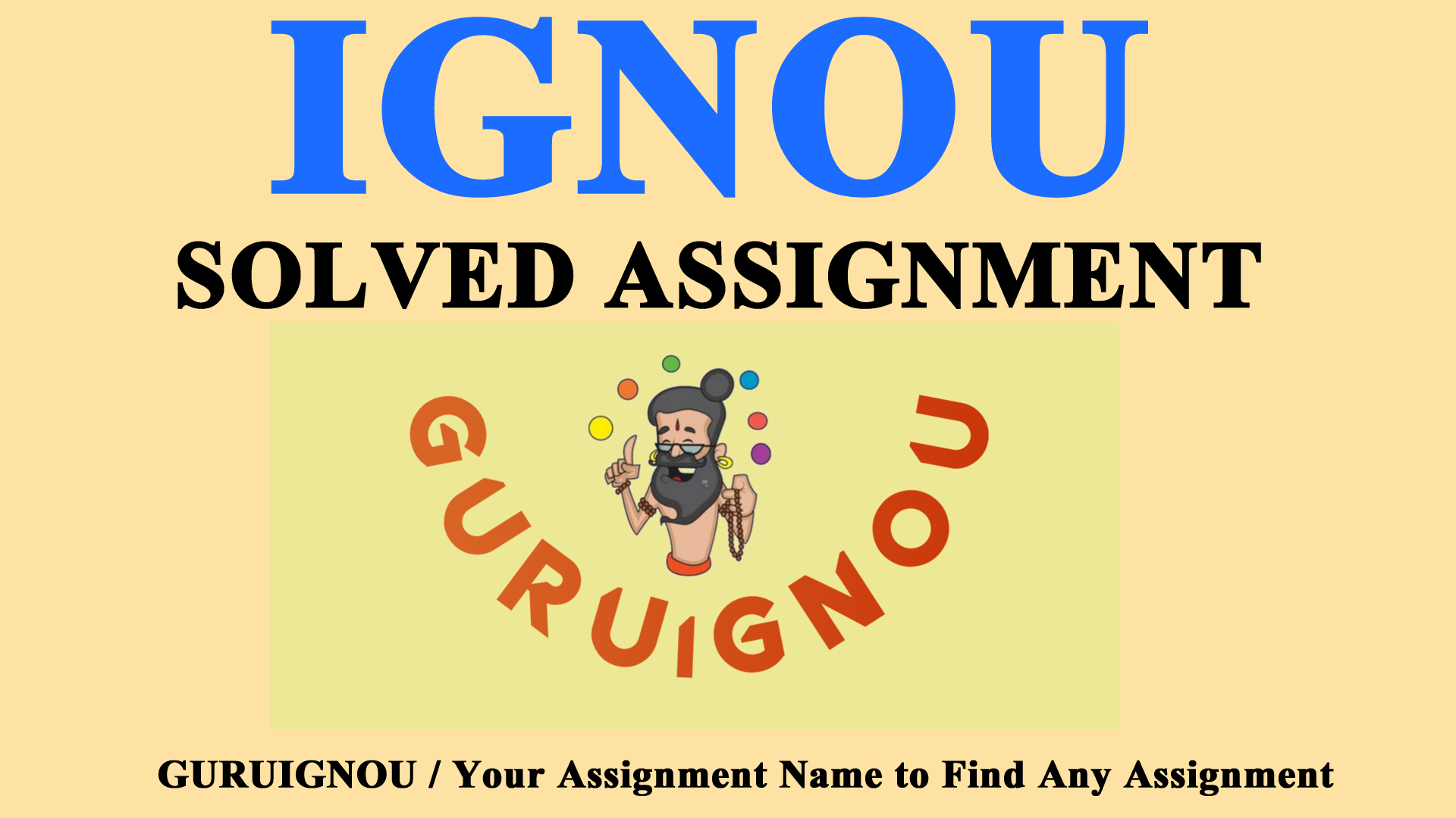 IGNOU Solved Assignment 2024
