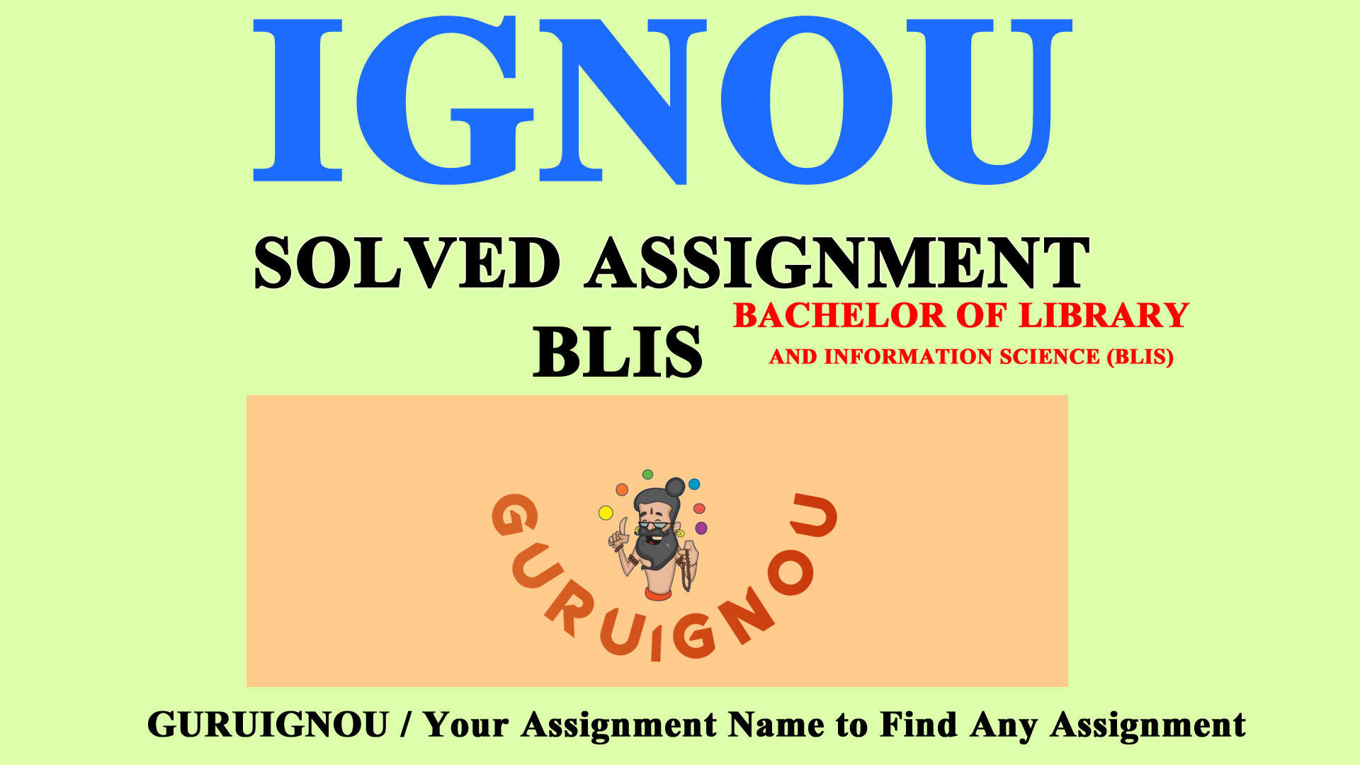 ignou free solved assignment 2023 24