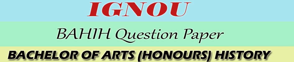 IGNOU BHIC 106 Previous Year Question Paper Download