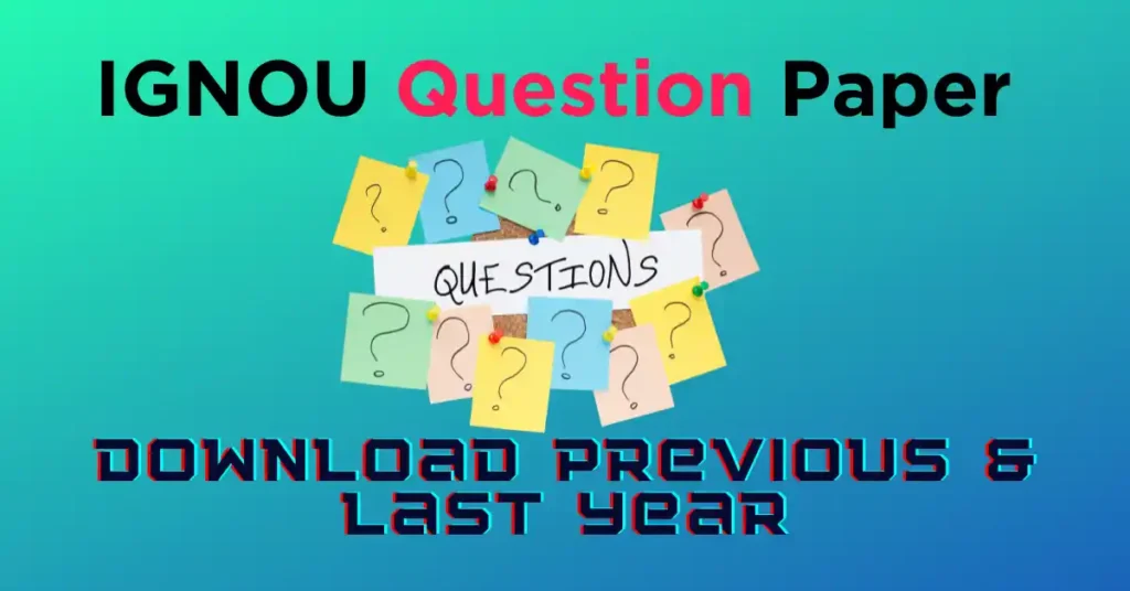 IGNOU BTMS 185 Previous Year Question Paper Download