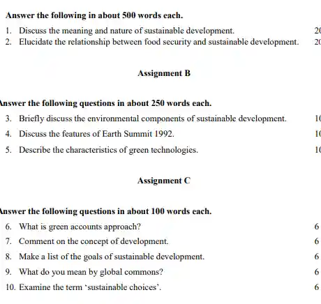 IGNOU BAG BPAG 174 Question Papers Download In English Medium
