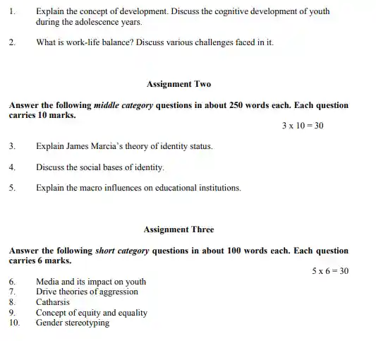 IGNOU BAG BPCG 172 Question Papers Download In English Medium