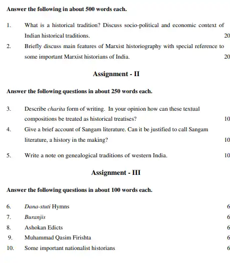 IGNOU BAG BHIE 144 Question Papers Download In English Medium
