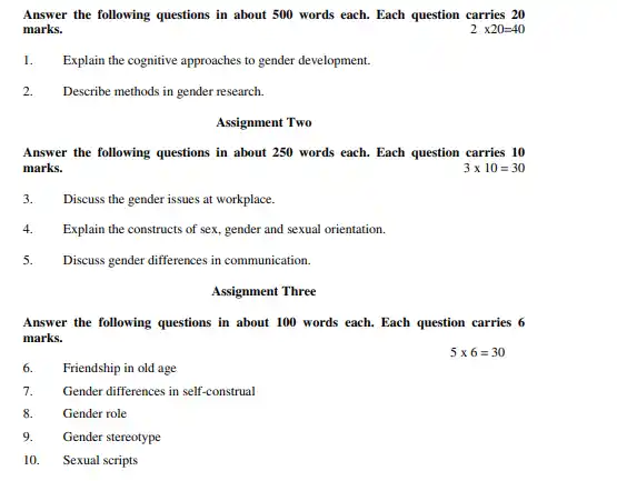 IGNOU BAG BPCG 176 Question Papers Download In English Medium