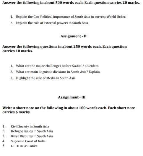IGNOU BAG BPSE 144 Question Papers Download In English Medium