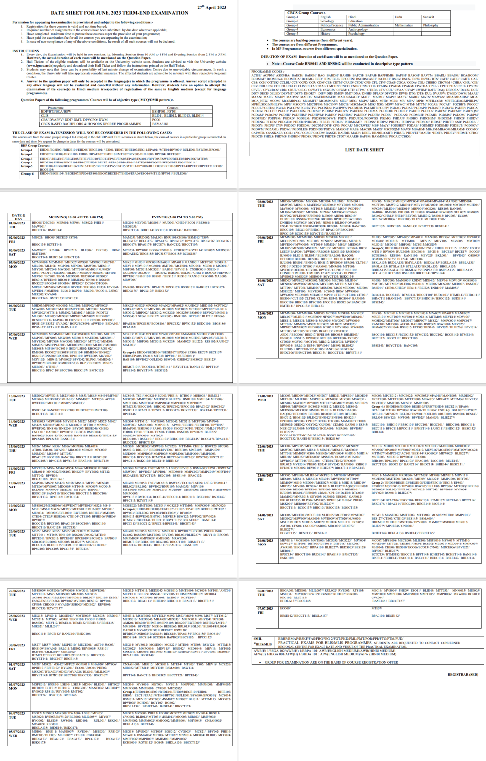 ignou-date-sheet-june-2023-out-ignou-tee-june-2023